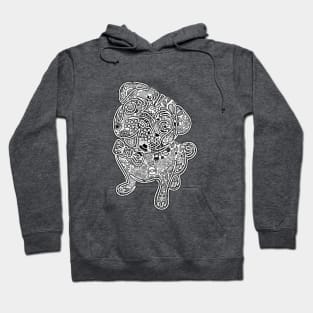 colorfull henna pug V.3 Hoodie